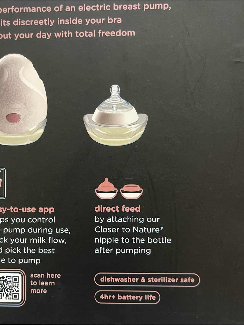 NEW Tommee Tippee Made for Me Breast Pump - Picture 6 of 9
